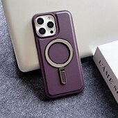 お買い得  iPhone用ケース-電話 ケース 用途 iPhone 16 15 14 Pro Max Plus 16e 13 Pro Max バックカバー 磁石バックル キックスタンド 耐衝撃 レトロ風 TPU PUレザー