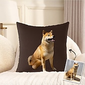 abordables Têxteis Personalizados-Personalized Photo Pillow Case  Custom Throw Pillow Cover Gift for Pet Lovers Friends and Family Perfect for Home Sofa and Bedroom Decoration