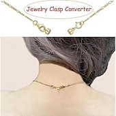 economico arti, mestieri e cucito-8 fermagli e chiusure magnetiche resistenti per collane, convertitori di fermagli per gioielli placcati in oro e argento per collane e bracciali.