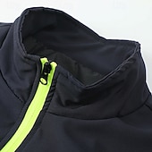 preiswerte Sportjacke-Herren Outdoorjacke Windbreaker Wanderjacke Urlaub Täglich Atmungsaktiv Tasche Spleißen Frühling Herbst Farbblock Mode Klassisch Stehkragen Regulär Schwarz Hellgrau Armeegrün Dunkelblau Dunkelgray