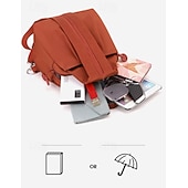 abordables almacenamiento de equipaje y viajes-Bolso de viaje impermeable de dos vías, mini mochila para mujer 2025, bolso de pecho de tela Oxford antirrobo, mochila informal de moda para el hombro.