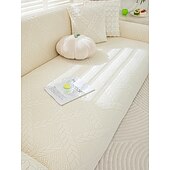 economico Copridivano-Copridivano in velluto jacquard con linea geometrica, 1 pezzo, copridivano elastico in stile semplice, adatto agli animali domestici, antiscivolo, antipolvere, lavabile in lavatrice, protezione per