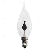 economico Lampadine decorative-lampadine a incandescenza stile tremolante e14/e27, lampadine a candela, lampade a candela di Halloween, lampadine a effetto fiamma a LED