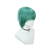 preiswerte Anime Perücken-Dämonenjäger Kostüm Perücke Sajaboy Mystery Jinu Abby Cosplay Perücken Halloween Cosplay Haar