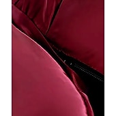 economico Giacca in piuma e parka per ragazze-Bambini Ragazze Cappotto in Piuma Cuore Moda Cerniera Scuola Cappotto Capispalla 4-12 Anni Autunno Nero Rosa Vino