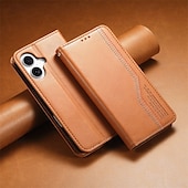 cheap iPhone Cases-Phone Case For iPhone 17 Pro Max 17 Air 16 15 14 Pro Max Plus 16e 13 Pro Max Back Cover with Wrist Strap Kickstand Card Slot Retro TPU PU Leather