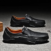 halpa Miesten loaferit ja nauhattomat kengät-Miesten ruskeat slip-on-mokkasiinit ajokengät – joustavat ja rennot loaferit viikonloppumatkoille, työmatkoille ja kesäretkille