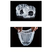 halpa Kylpyhuonelaitteet-100/500 kpl kertakäyttöisiä vedenpitäviä suihkumyssyjä – ihanteellinen naisten syvähoitoon &amp;hiustenhoito