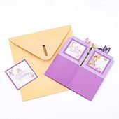 baratos Acessórios para festa-1 peça cartão pop-up de feliz aniversário com cartão de nota e envelope melhor mãe de todos os tempos cartão de felicitações 3D flores borboletas caixa pop-up cartão melhor presente