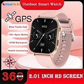 cheap Smartwatch-LC211 Smart Watch 2.01 inch Smartwatch Fitness Running Watch Bluetooth Temperature Monitoring Pedometer Call Reminder Compatible with Android iOS Women Men GPS Long Standby Hands-Free Calls IPX-5