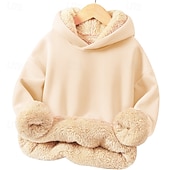 billiga Huvtröjor och tröjor för pojkar-Barn Unisex Pojkar hoodie med dragkedja Ensfärgat Långärmad Vinter Mode Förtjusande Polyester Utomhus