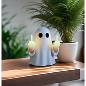 halpa Halloweenin ripustettavat ja pöytätason koristeet-halloween aave sormi yövalo pelottava aave lamppu patsas söpö sormi yövalo koristeet täydellinen sisätiloissa &amp;kuistin halloween-koristeet