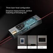 billiga Testare och detektorer-Protap mini laseravståndsmätare lätt och bärbar LCD-skärm avståndsmätare ultralång batteritid lasertyp MS-1