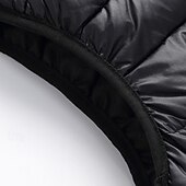 levne Pánská péřová vesta-Pánské Puffer Vesta Kamizelka Vesta Dovolená Denní Rande Módní Na běžné nošení Podzim zima Kapsy Polyester Zahřívací Pohodlné Pevná barva Zip Stojáček Běžný Černá Rubínově červená Oranžová Tmavomodrá