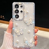 ieftine Carcasă Samsung-telefon Maska Pentru Samsung Galaxy S25 S24 Ultra Plus S24 FE S23 A16 A55 5G A35 5G A15 Capac Spate Anti Șoc Fluture Silicon