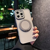 Недорогие Чехлы для iPhone-телефон Кейс для Назначение iPhone 17 Pro Max 17 Air i16 15 14 Pro Max Plus 13 Pro Max Кейс на заднюю панель Поддержка беспроводной зарядки Откидная подножка Защита от удара Ретро ПК