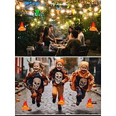 economico Luci decorative-Luce di fiamma finta di zucca, effetto fuoco dinamico 3D, luce di fiamma a LED per Halloween, per sospensione interna/esterna o decorazione da tavolo, accessorio spettrale per feste &amp;illuminazione