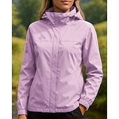 ieftine Jachete impermeabile-Pentru femei Αντιανεμικό Jachetă Softshell Μπουφάν πεζοπορίας În aer liber Impermeabil Rezistent la Vânt Îmbrăcăminte pentru drumeții Primăvară Toamnă Topuri Camping / Drumeții / Speleologie Alergat