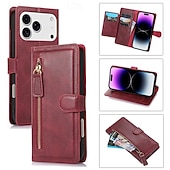 tanie Etui do iPhone&#039;ów-telefon Kılıf Na iPhone 17 Air 16 15 14 Pro Max Plus 16e 13 Pro Max Mini Osłona tylna Magnetyczne Stopka Gniazdo karty Retro TPU Skóra PU