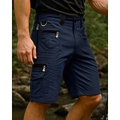 baratos Partes inferiores-Homens Bermuda Cargo Shorts de caminhada shorts esportivos Verão Ao ar livre Normal Leve Respirável Calças Capri Bolsos Preto Verde Tropa Algodão Tênis Golfe Corrida S M L XL XXL