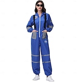levne Pánské kostýmy-Astronaut předvečer Všech svatých Cosplay kostým Kombinéza předvečer Všech svatých Dospělé Pro páry Pánské Dámské předvečer Všech svatých Karneval Párty Plesová maškaráda Jednoduché Halloweensk