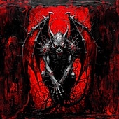 billige hodeskalle og bein-Herre 3D Print 3D Djevel T skjorte Kortermet T skjorte 3D-utskrift Crew-hals Skjorte overdrevet Designer Skummelt Klubb Fest Gate Sjøblå Rød Lilla Sommer Vår Alle årstider Klær S M L XL XXL XXXL