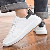 billiga Herrsneakers-Vita herrsneakers - stilren och mångsidig, för aktiva herrar inom sport och vardagsbruk