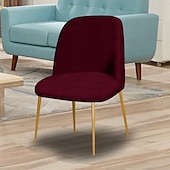 cheap Dining Chair Cover-Modern Low-Back Chair with 5x5 Grid Design - Rounded Frame, Minimalist Aesthetic, Compact and Stylish Seating
