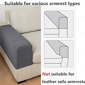 abordables Funda para asientos y reposabrazos de sofá-Fundas mágicas para reposabrazos de sofá reclinable, fundas protectoras para reposabrazos de silla (juego de 2)