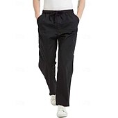 economico Pantaloni cargo-Per uomo Pantaloni Cargo Pantaloni Coulisse Elastico in vita Multi-tasche Semplice Indossabile All&#039;aperto Quotidiano Campeggio &amp; Escursionismo Moda Classico Nero Cachi