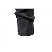 preiswerte Herren Elite Pullover &amp; Cardigans-Herren Pullover Zopfmuster Stricken Normale Oberteile Halber Reißverschluss Farbblock Geometrisch Stehkragen Elegant Vintage Schule Urlaub Bekleidung Frühling Herbst Grün Armeegrün S M L