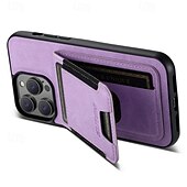 abordables Coques iPhone-téléphone Coque Pour iPhone 17 Pro Max 17 Air 16 16 Plus 16 Pro 16 Pro Max 15 15 14 Pro Max Plus 14 Plus 13 Pro Max Étui Portefeuille avec Support Emplacement Carte Antichoc Rétro TPU faux cuir