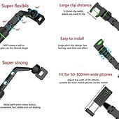 お買い得  車両サービス-多機能バックミラー電話ホルダー車載マウント調節可能なナビゲーションモバイルスタンドクリップオン安全回転ダッシュボードホルダー車両アクセサリー使いやすい