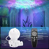 お買い得  クリスマスのあかり-宇宙飛行士の銀河スタープロジェクターナイトライト、Bluetoothリモコン/タイマー付き、360度調節可能な星雲星空ライト、お子様へのプレゼントに最適