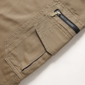  Herren Cargo-Hosen Hose Knöpfe Mehrere Taschen Einfach tragbar Outdoor Täglich Campen und Wandern Mode Klassisch Schwarz Gelb