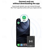 ieftine Dispozitive GPS Auto-Bluetooth (doar iOS) Tracke IP68 impermeabil reîncărcabil etichetă inteligentă localizator chei cu sunet card de urmărire a articolelor pentru chei portofel bagaje rucsac valize pașaport
