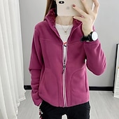voordelige Fleece &amp; 3-in-1 Jassen-Dames Wandeljack Fleece jas Thermische jas Winter Buitenshuis Warmte-isolerend Kleding Bovenlichaam Licht Groen Rood Blauw Groen