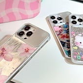 お買い得  iPhone用ケース-電話 ケース 用途 iPhone 16 15 14 Pro Max Plus 13 Pro Max バックカバー 耐衝撃 花 PC