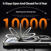 Недорогие Чехлы для iPhone-телефон Кейс для Назначение iPhone 17 Pro Max 17 Air 16 15 14 Pro Max 13 Pro Max Кейс на заднюю панель со стендом Магнитный Защита от удара Металл