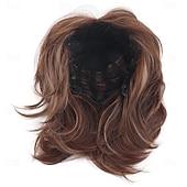 economico parrucca più vecchia-parrucca bob con frangia per donna, parrucche corte castane lisce, parrucche lunghe fino alle spalle, parrucche in fibra di capelli riscaldati, parrucca cosplay per ragazza