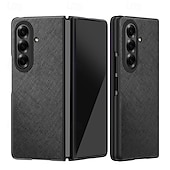 economico Cover Samsung-telefono Custodia Per Samsung Galaxy Piegatura a Z 7 Z Fold 6 Z Fold 5 Z Fold 4 Copertura Posteriore Resistente agli urti Retrò TPU Pelle PU