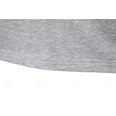 abordables T-shirts et débardeurs élites pour hommes-Homme Chemise en coton manche longue Couleur Pleine Frais Quotidien Occasionnel Boutons Henley École Entraînement Extérieur Toutes saisons Gris foncé Blanche Bleu T-shirt Henley