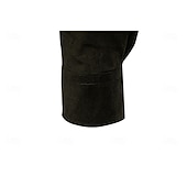 economico Camicie Elite da Uomo-Per uomo Camicia Blu marino scuro Marrone Verde militare Manica Lunga Semplice Colletto a Camicia Scuola Formale Bottoni Abbigliamento Elegante Vintage Cool Quotidiano