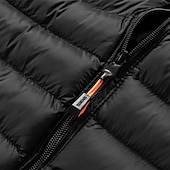 levne Pánské kabáty a parky-Pánské Zimní kabát Puffer bunda Polstrovaná bunda Kapsy Polyester Dovolená Denní nošení Rande Standardní Módní Na běžné nošení Pohodlné Zahřívací Zima Plná / Jednobarevná Tmavě šedá Černá Bílá Žlutá