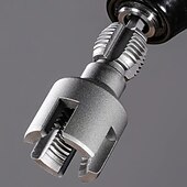 お買い得  ドリルアクセサリー-2個のパイプねじ切り工具が内蔵されています &amp;外管ねじ切り工具 1/2&#039;&#039;および3/4&#039;&#039;水道管内管 &amp;電動ドリル付き外ネジ切り機 パイプネジ切り再ネジ切りキット