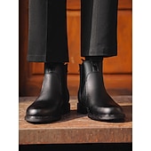 abordables Bottes de Chelsea-bottines Chelsea pour hommes, bottines à enfiler pour un style urbain décontracté et des tenues de tous les jours