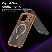 halpa iPhone-kotelot-puhelin Etui Käyttötarkoitus Samsung Galaxy 17 Air 16 15 14 Pro Max Plus 16e 13 Pro Max Takakuori Tukee langatonta latausta Iskunkestävä Väri kaltevuus TPU PC