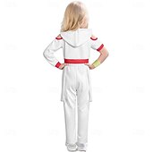 cheap Girls' Costumes-Zombie Nova Cheerleader Skirt Coat T-shirt Movie Cosplay Costume for Girls' Kid's Halloween Performance Halloween Masquerade