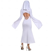 levne Duchové a Sklizňové-Duch Strašidelná nevěsta předvečer Všech svatých Šaty Cosplay kostým předvečer Všech svatých Dospělé Dámské předvečer Všech svatých Karneval Výkon Plesová maškaráda Jednoduché Halloweenské kostýmy