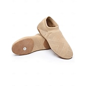 baratos Sapatos de Aulas de Dança-Sapatos de dança de prática de malha respirável para mulheres, com sola de camurça antiderrapante, calçado leve para treinamento de jazz e balé